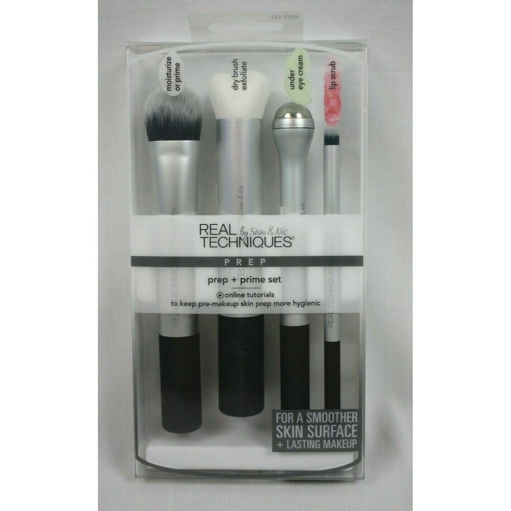 Real Techniques by Sam & Nic Prep & Prime Makeup Brush Collection